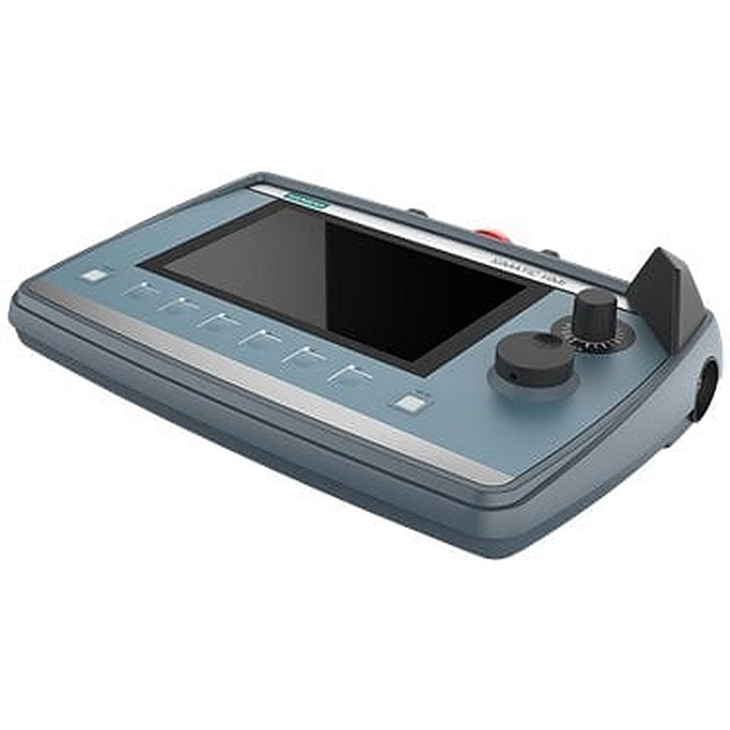 SIMATIC HMI KTP700F Mobile HW/OR, 7.0" TFT display, 800 x 480 pixel,16m colors key and touch operation, 6 function keys, 2 illuminated push-buttons, 1x PROFINET/Industrial Ethernet interface, 1x multimedia card, 1x USB, Key-operated switch, acknowledgement switch, emergency stop/stop button configurable from WinCC Comfort V15, handwheel and override