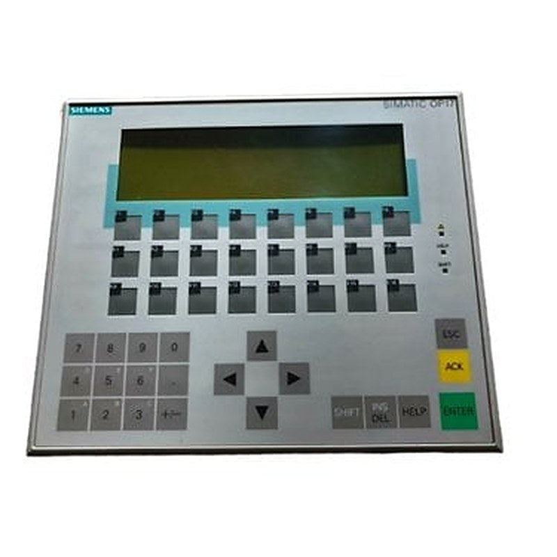 Operator Panel OP 17/DP12 LC display, LED backlit 4x 20/8x 40 lines x characters SIMATIC S5, 505, S7, M7, native drivers, PROFIBUS DP 12 Mbaud with UL/CSA approval