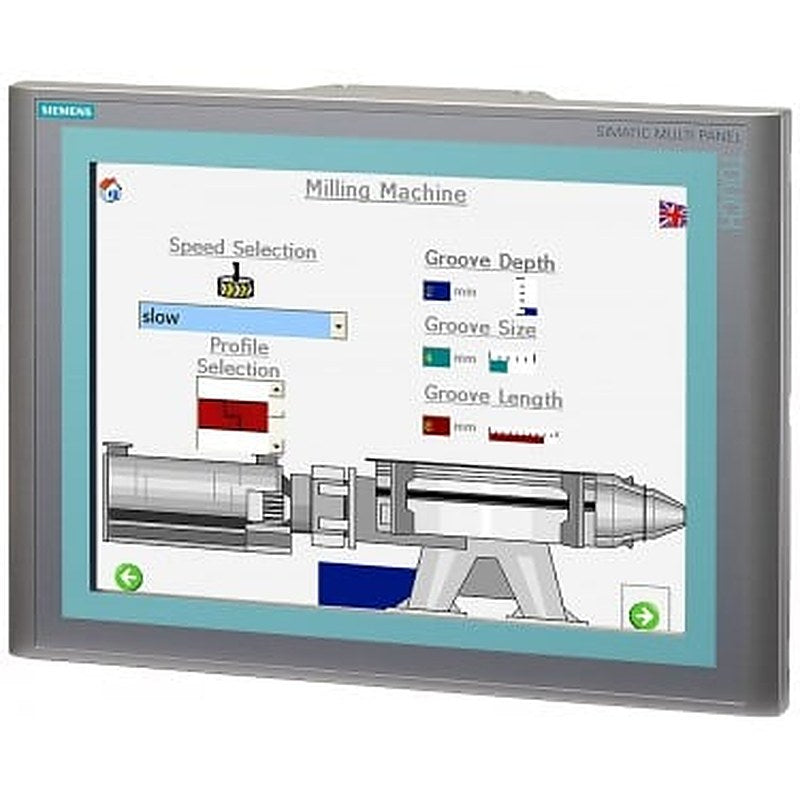SIMATIC MP 377 pro 15" Touch multi panel, Windows CE 5.0 15" color TFT display 12 MB configuration memory configurable from WinCC flexible 2007