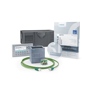 S7-1200+KP300 Basic starter kit Consisting of: CPU 1212C AC/DC/relay, HMI KP300 Basic mono PN, input simulator, STEP 7 Basic CD, manual CD, information material, SYSTAINER
