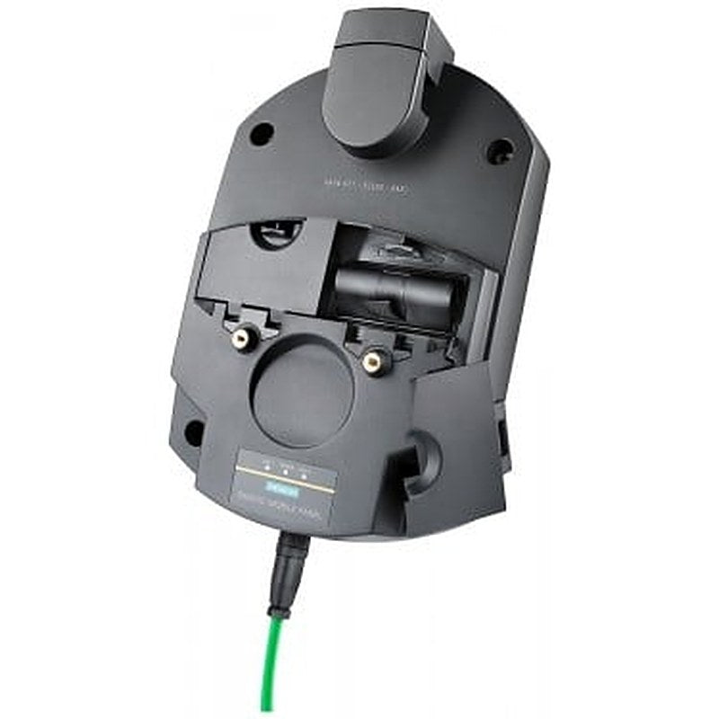 Does not correspond to the current version of the standard. Charging station for Mobile Panel 277(F) IWLAN With lock For charging and storing the Mobile Panel 277(F) IWLAN Charging of 2 additional batteries