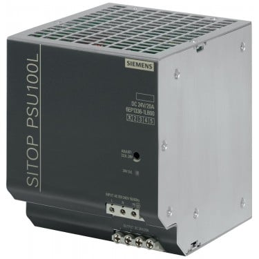 SITOP PSU100L 24 V/20 A Stabilized power supply input: 100-240 V AC output: 24 V DC/20 A