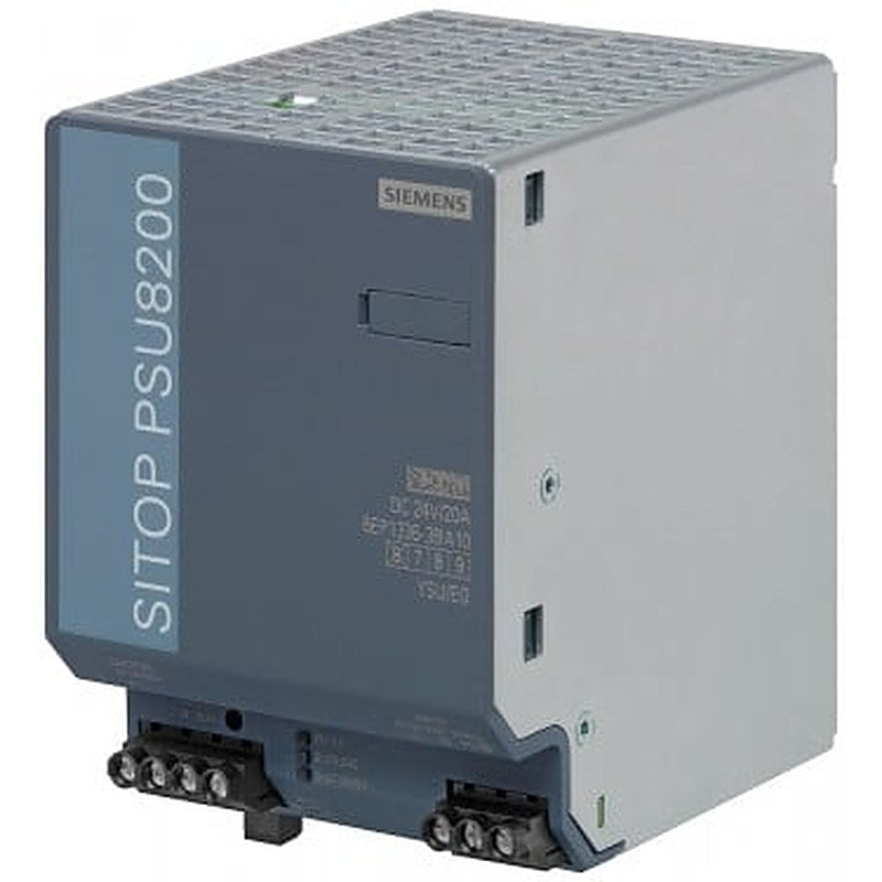 SITOP PSU8200 20 A stabilized power supply input: 120-230 V AC 110-220 V DC output: 24 V DC/20 A *Ex approval no longer available*