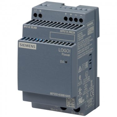 LOGO!POWER 24 V / 2.5 A Stabilized power supply input: 100-240 V AC output: 24 V DC/ 2.5 A *Ex approval no longer available*