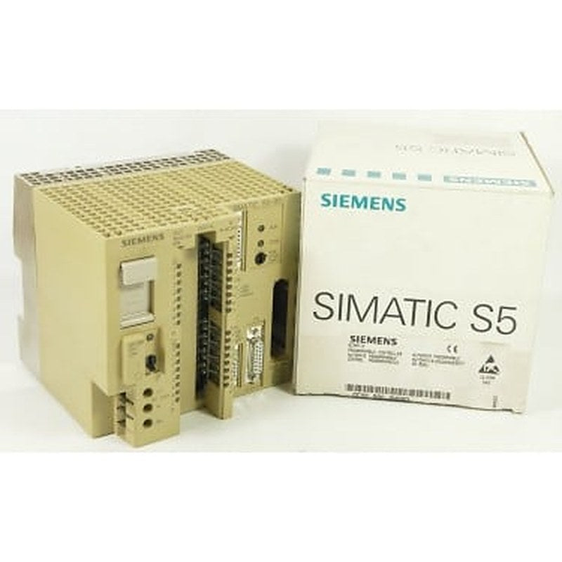 SIMATIC S5 S5-95U PROGRAMMABLE CONTROLLER W. 1 PG INTERF., 16DI, 16DO 24V DC, 8AI, 1AO, 4ALARM DI, 2COUNTER DI