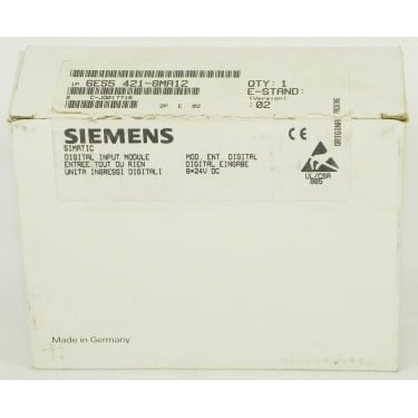 SIMATIC S5, Digital input 421 Non-isolated for S5-90U/-95U/-100U, ET 100U, ET 200U 8 inputs 24 V DC