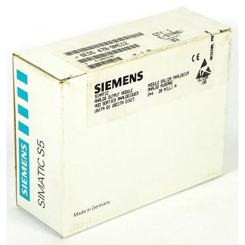 SIMATIC S5, Analog output 470 Isolated for S5-90U/-95U/-100U, ET 100U, ET 200U 2 outputs +4 to 20 mA