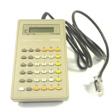 SIMATIC S5, PG 605U HAND-HELD PROGRAMMER 2 LINE DISPLAY FRENCH VERSION