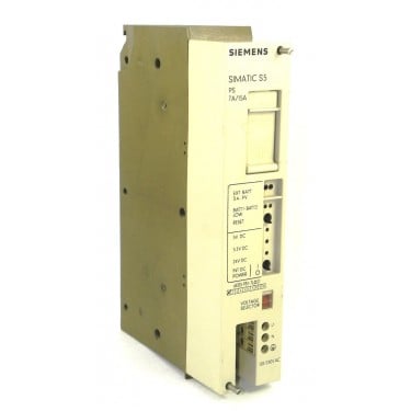 SIMATIC S5, Power supply 951 (renovated), for S5-115U/H without backup battery 120/230 V AC; 5 V DC, 7 A/15 A