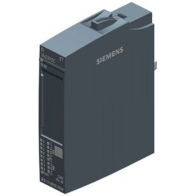 SIMATIC ET 200SP, Digital input module, DI 16x 24V DC Standard, type 3 (IEC 61131), sink input, (PNP, P-reading), Packing unit: 1 Piece, fits to BU-type A0, Colour Code CC00, input delay time 0,05..20ms, diagnostics wire break, diagnostics supply voltage