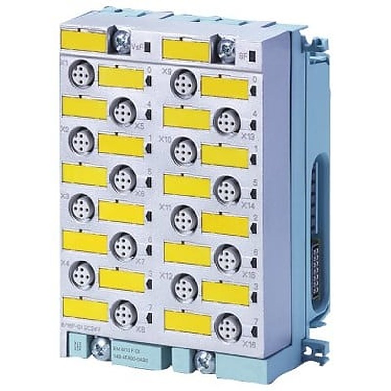 SIMATIC DP, ET200 PRO Fail-safe electronic module 8/16 F-DI 24 V DC PROFIsafe, 90 mm overall width, up to Category 4 (EN 954-1)/ SIL3 (IEC61508)/PLE (ISO13849)
