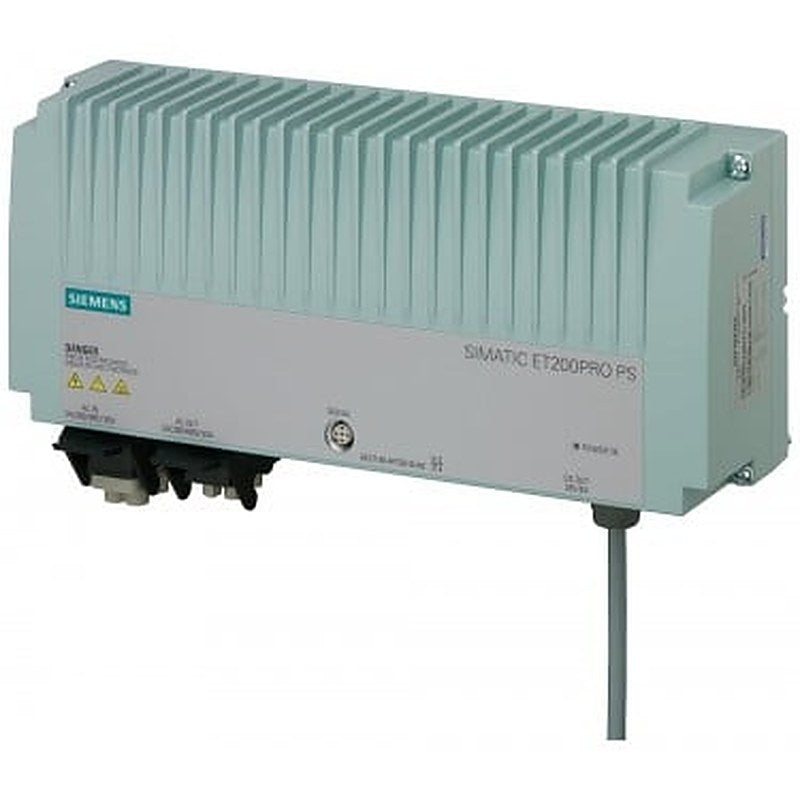 SIMATIC ET200pro PS Regulated power supply in protection type IP67 input: 3 AC 400-480 V output: 24 V/8 A DC