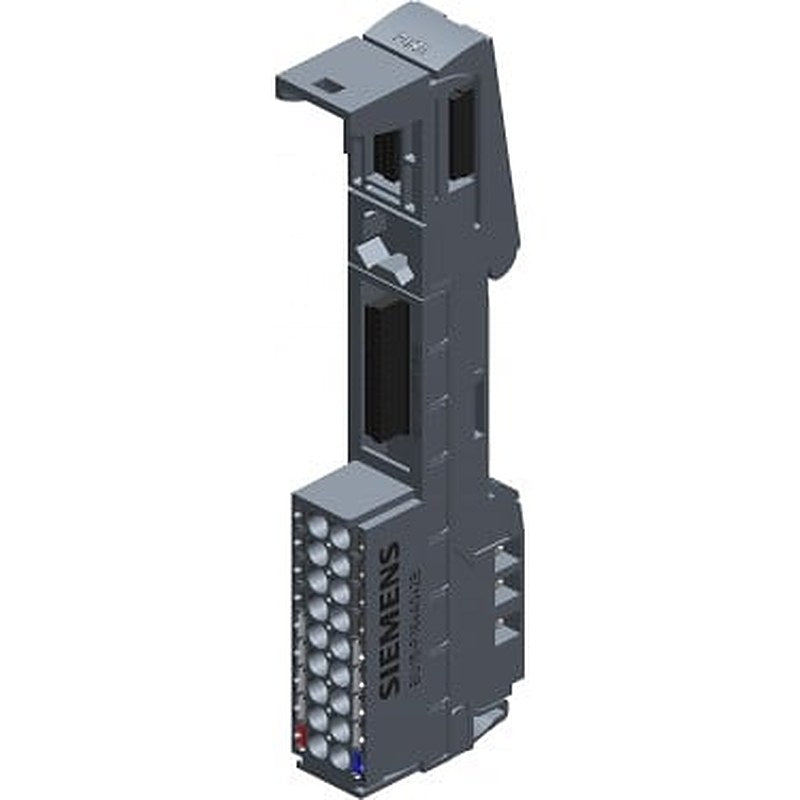 SIMATIC ET 200SP, BaseUnit BU15-P16+A0+2B, BU type A0, Pack quantity: 10 units, Push-in terminals, without AUX terminals, bridged to the left, WxH: 15x 117 mm