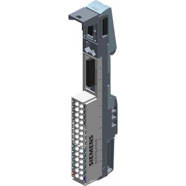 SIMATIC ET 200SP, BaseUnit BU15-P16+A10+2D, BU type A0, Pack quantity: 10 units, Push-in terminals, with 10 AUX terminals, New load group, WxH: 15 mmx141 mm