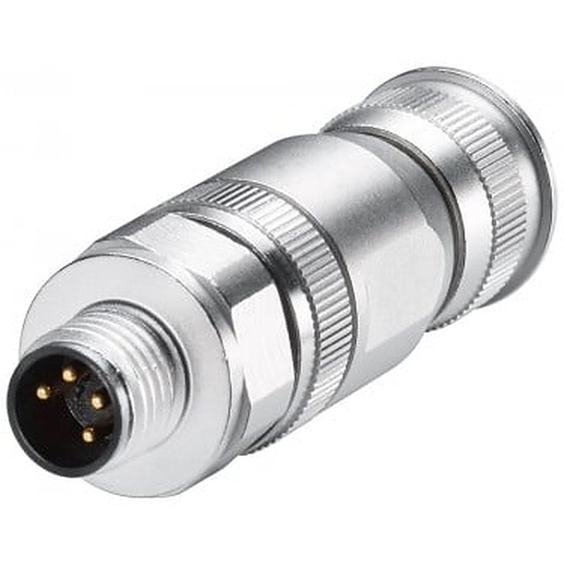 M8 connector for ET connection, 4-pole, shielded