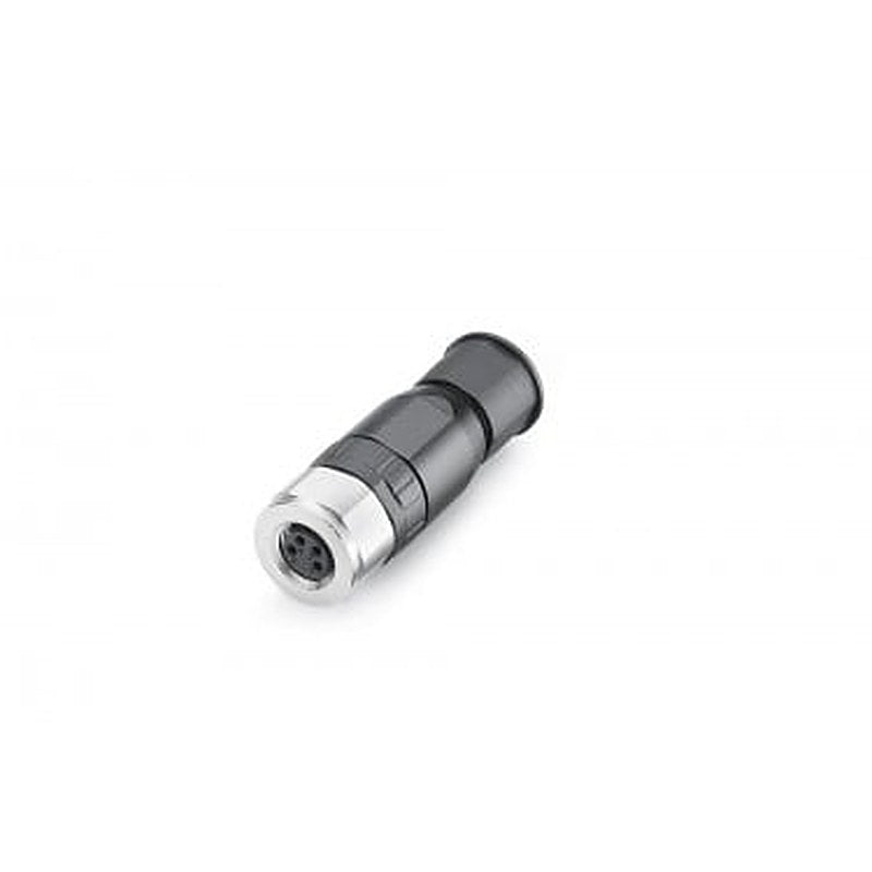 M8 power connector, Socket insert 4-pole