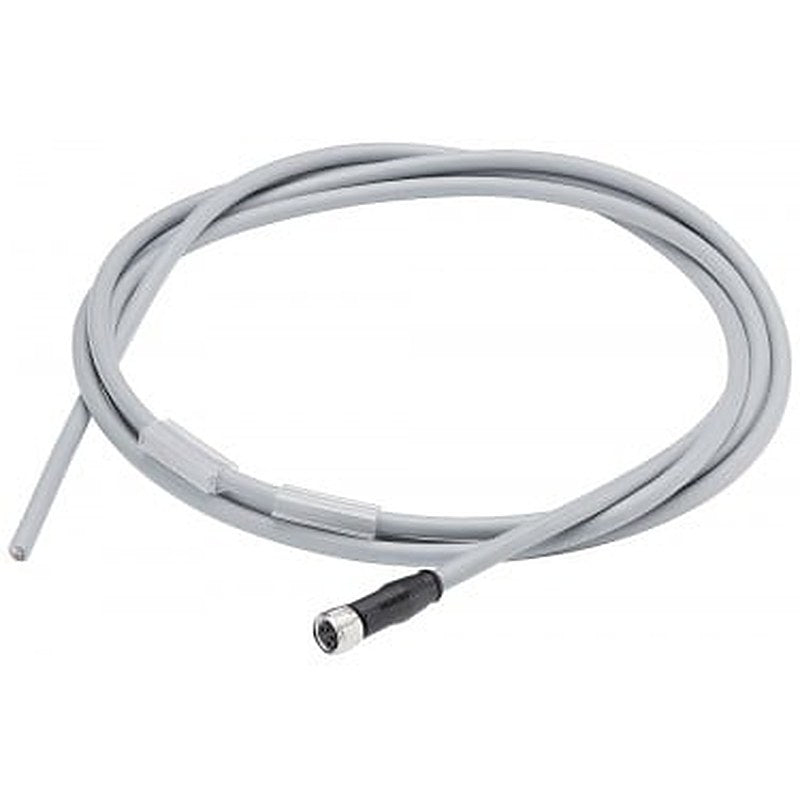 Power cable M8, single-sided assembled with M8 socket, 4-pole, Length 5.0m