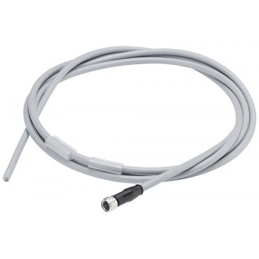 Power cable M8, single-sided assembled with M8 socket, 4-pole, Length 15 m