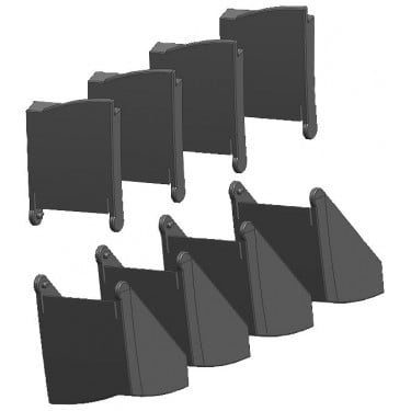 SIMATIC S7-1200, spare part font flaps communication modules, (communication module front flap bottom & top) 4 units each
