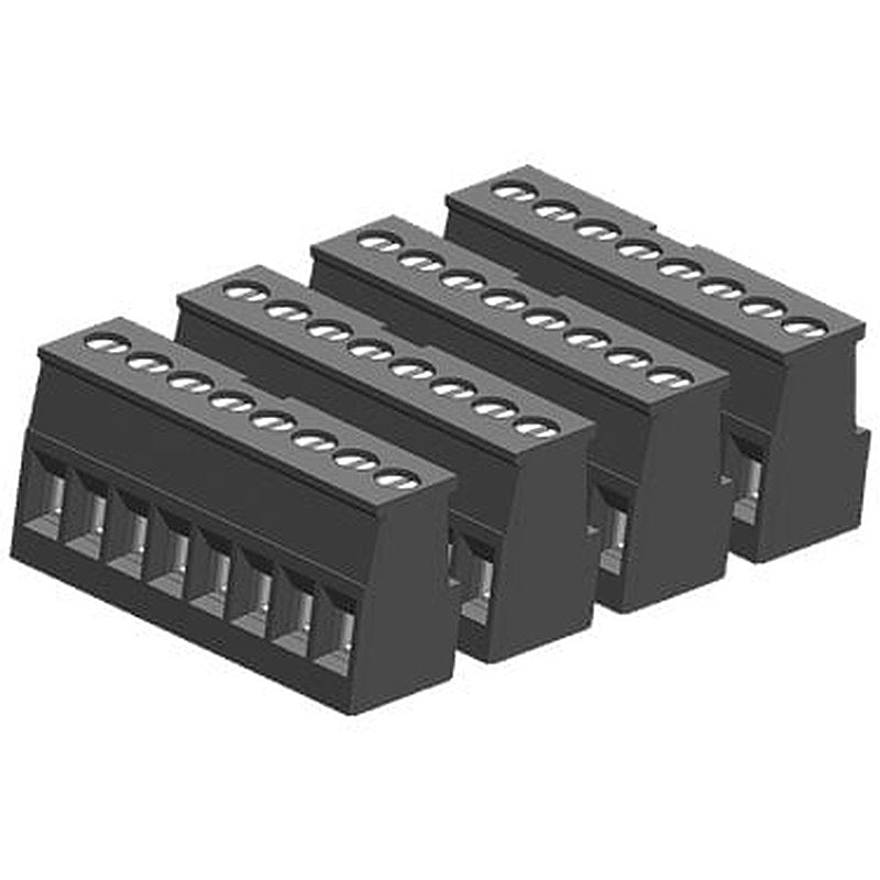 SIMATIC S7-1200, spare part, I/O terminal block tin-coated, in push-in design, coded coded right, CPU 1211C/1212C on output side, (4 units with 8 pins each)
