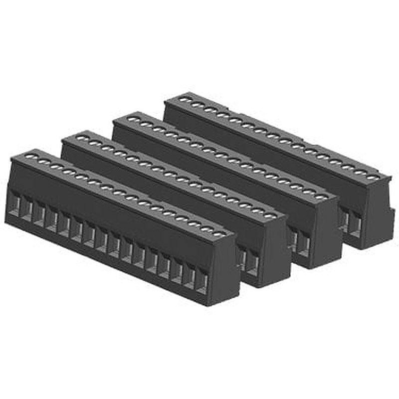 SIMATIC S7-1200, spare part, I/O terminal block tin-coated, in push-in design, for CPU 1217C on input side (4 units with 16 pins each)