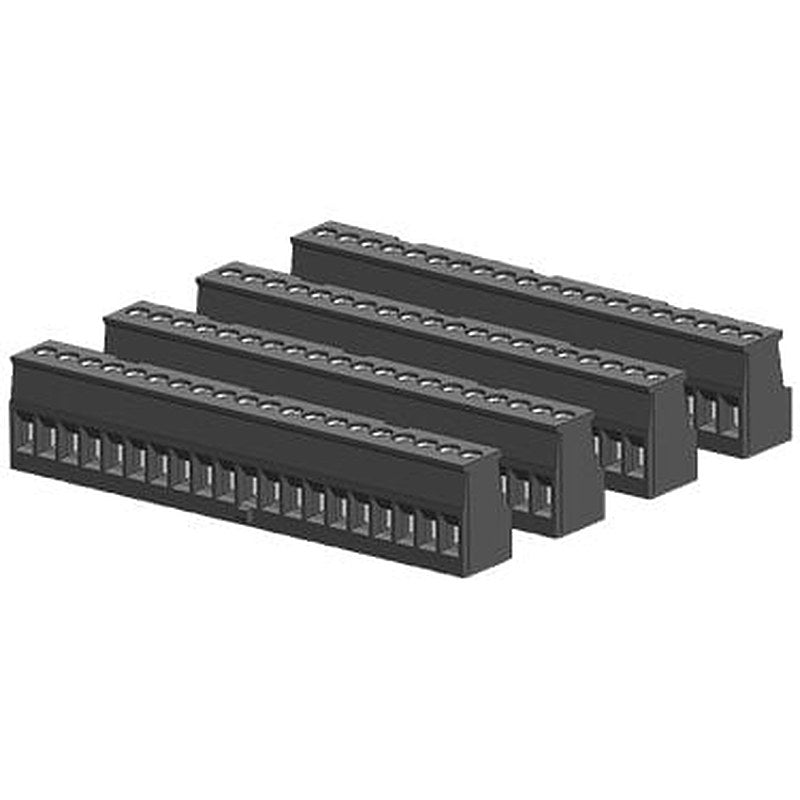 SIMATIC S7-1200, spare part, I/O terminal block tin-coated, in push-in design for CPU 1214C/1215C on input side (4 units with 20 pins each)