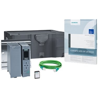 SIMATIC S7-1500, Starterkit, consisting of: CPU 1511T-1 PN, power supply PM1507, 24V/3A, mounting rail 160mm, SIMATIC memory card, 4 MB, Ethernet cable. STEP 7 V15 Professional trial365 license, SIMATIC ProDiag S7-1500, SIMATIC OPC UA S7-1500 Small, info material
