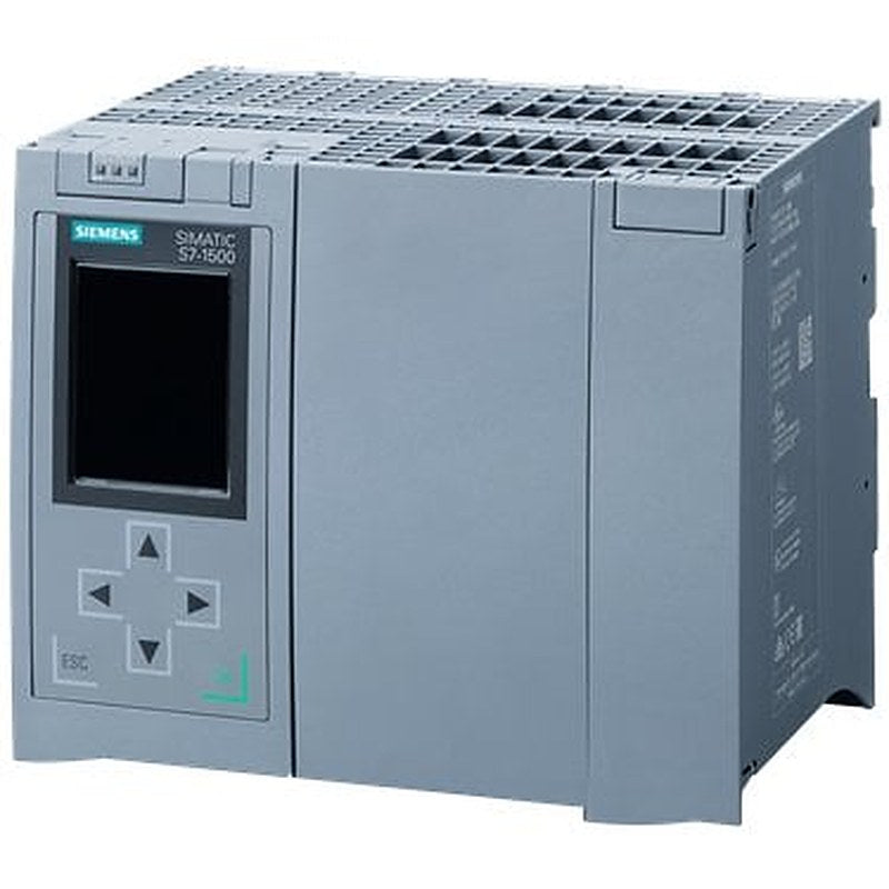 SIMATIC S7-1500F, CPU 1518F-4 PN/DP ODK, central processing unit with ODK runtime interface, 9 MB work memory for program and 60 MB for data, 1st interface: PROFINET IRT with 2-port switch, 2nd interface: PROFINET RT, 3rd interface: PROFINET basic services, 4th interface: PROFIBUS, 1 ns bit performance, SIMATIC Memory Card required