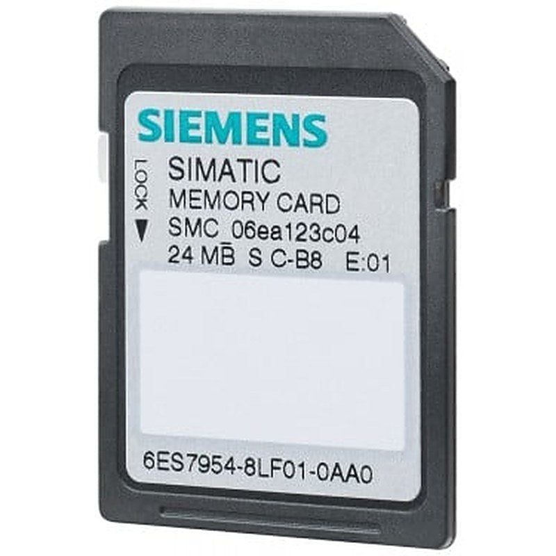 SIMATIC S7, memory cards for S7-1x 00 CPU/SINAMICS, 3, 3V Flash, 24 MByte