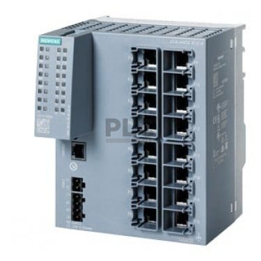 SCALANCE XC224 manageable Layer 2 IE switch; IEC 62443-4-2 certified; 24x 10/100 Mbit/s RJ45 ports; 1x console port, diagnostics LED; redundant power supply; temperature range -40 °C to +70 °C; assembly: DIN rail/S7 mounting rail/wall Office redundancy functions features (RSTP, VLAN,...); PROFINET IO device Ethernet/IP-compliant, C-plug slot;
