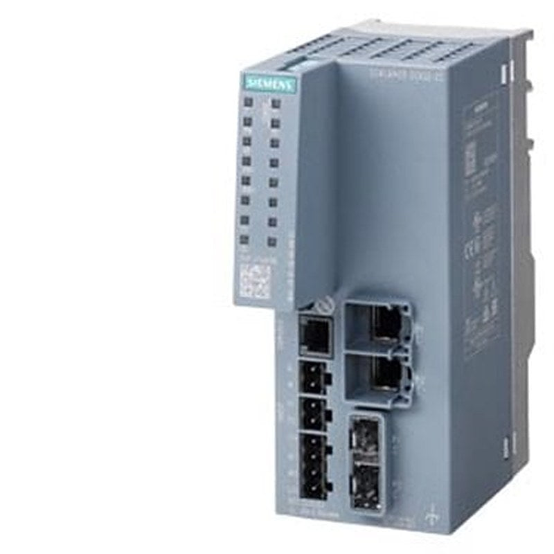 SCALANCE SC632-2C Industrial Security Appliance; For protection of devices and networks in discrete manufacturing and the process industry for protection of the industrial communication with firewall; Further functions: address conversion (NAT/NAPT); Connection to SINEMA RC; 2x combo port electrical or optical; 10/100/1000 Mbit/s RJ45 or 100 Mbit/s SFP or 1000 Mbit/s SFP.