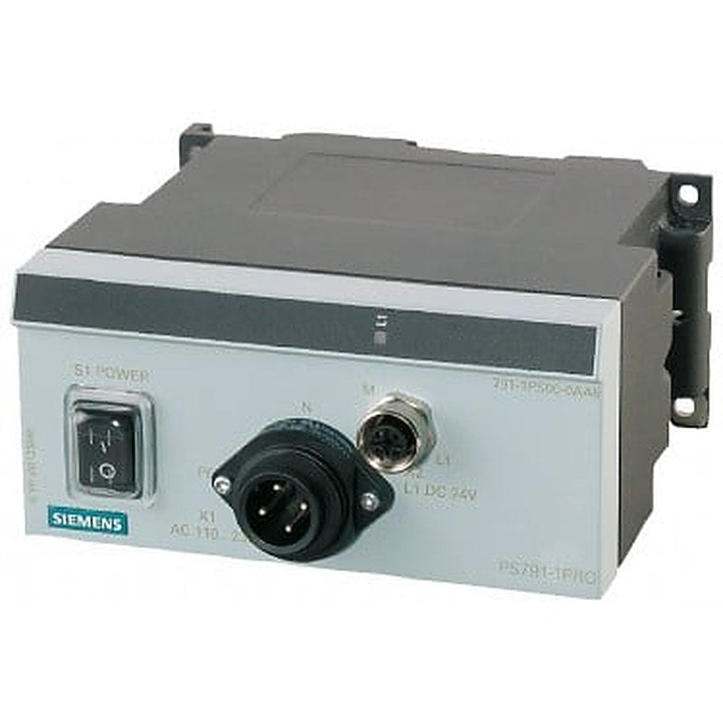 power supply PS 791-1PRO, AC/DC power supply unit, 10 W, IP65 (-20 ...+50 °C), input: 90 ... 265 V AC, output: 24 V DC, metal enclosure; scope of delivery: AC power 3+PE cable connector, DC power cord M12 for direct connection to SCALANCE W-700 PRO and SCALANCE X-200 PRO, mounting hardware, operating instructions German/English,