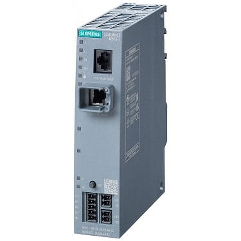 SCALANCE M812-1 ADSL router; for wire-bound IP communication from Ethernet- based automation devices via Internet service provider; VPN, Firewall, NAT; 1x Ethernet RJ45 port, 1x digital input, 1x digital output; ADSL2+, Annex B.