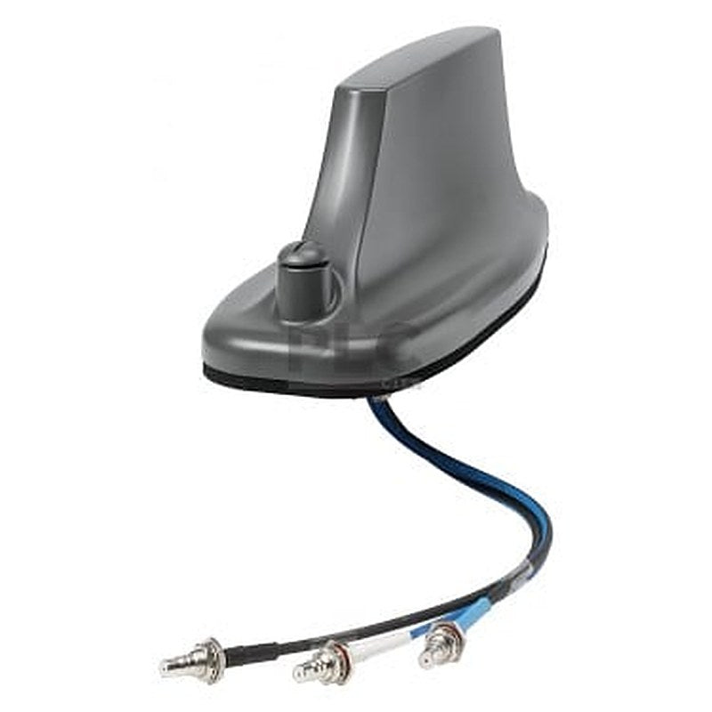 ANT896-6MM mobile wireless antenna for GSM (2G), UMTS (3G), LTE-EU- (4G) networks, GPS and WLAN 2.4/5 GHz, with E1 approval, omni- directional characteristic, incl. 3x pigtail with QMA connector antenna gain: 5/8 dBi IP69K (-40...+85 °C), observe national approvals; mounting on vehicle roof; compact instructions as hard copy German/English; scope of delivery: 1x ANT 896-6MM,.