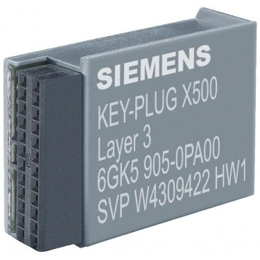 KEY-PLUG XR-500 Layer 3, Removable data storage medium for enabling of Layer 3 features for SCALANCE XR-500; contains all C-plug functions for simple device replacement in case of fault and for storing configuration data