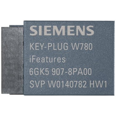 KEY-PLUG W780, Removable data storage medium for enabling of iFeatures for SCALANCE W in access point mode permits simple device replacement in event of fault and the recording of configuration data; or configuration and application data, For all SCALANCE W devices with plug slot.