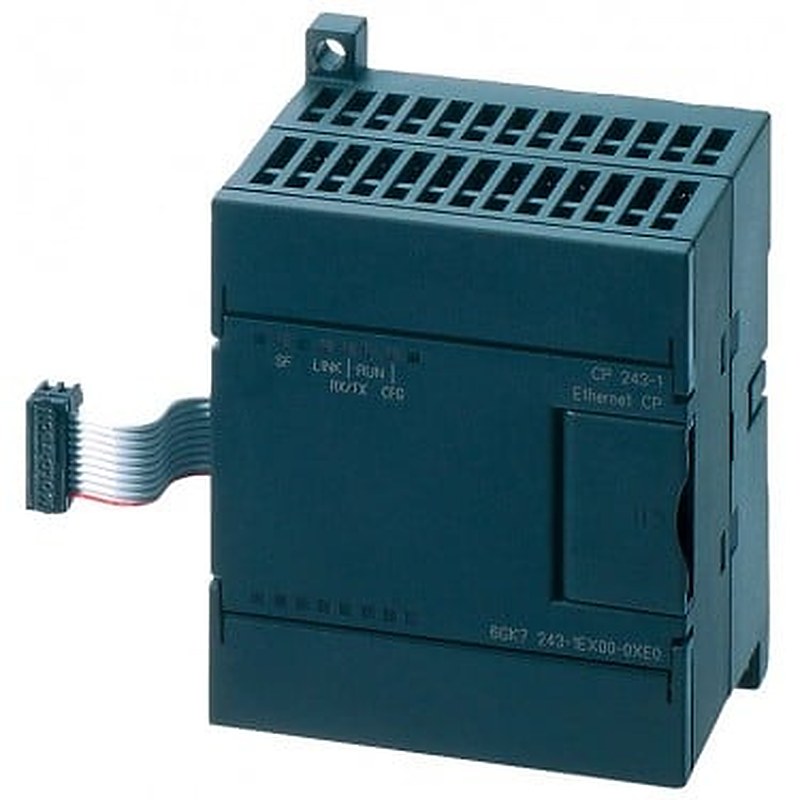communications processor CP 243-1 for connection of SIMATIC S7-22X to Industrial Ethernet; FTP client communication; HTTP server; FTP server; Email client.