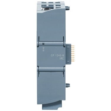 Communications processor CP 1243-8 IRC for operating a SIMATIC S7-1200 in the TeleControl system Professional; for SINAUT ST7; DNP3; IEC 60870-5, station type: RTU; WAN connections;1) Ethernet 2) Additionally expandable with TS module RS-232 or TS module modem or TS module GSM or TS module ISDN; Operation with TIM modules possible.