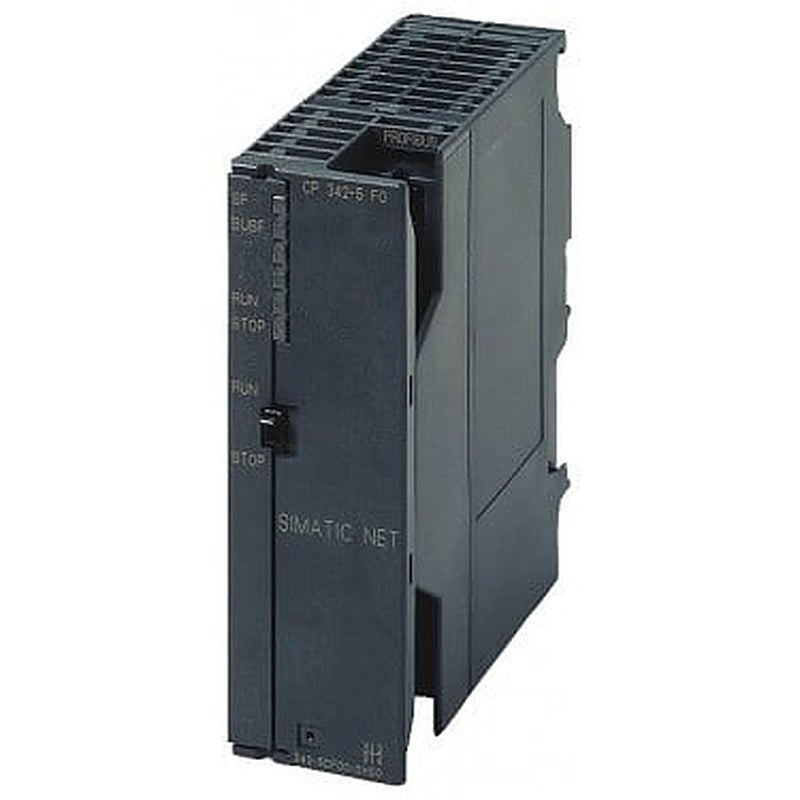 communications processor CP 342-5 FO for connection of SIMATIC S7-300 to PROFIBUS DP, S5-compatible, PG/OP and S7 communication.