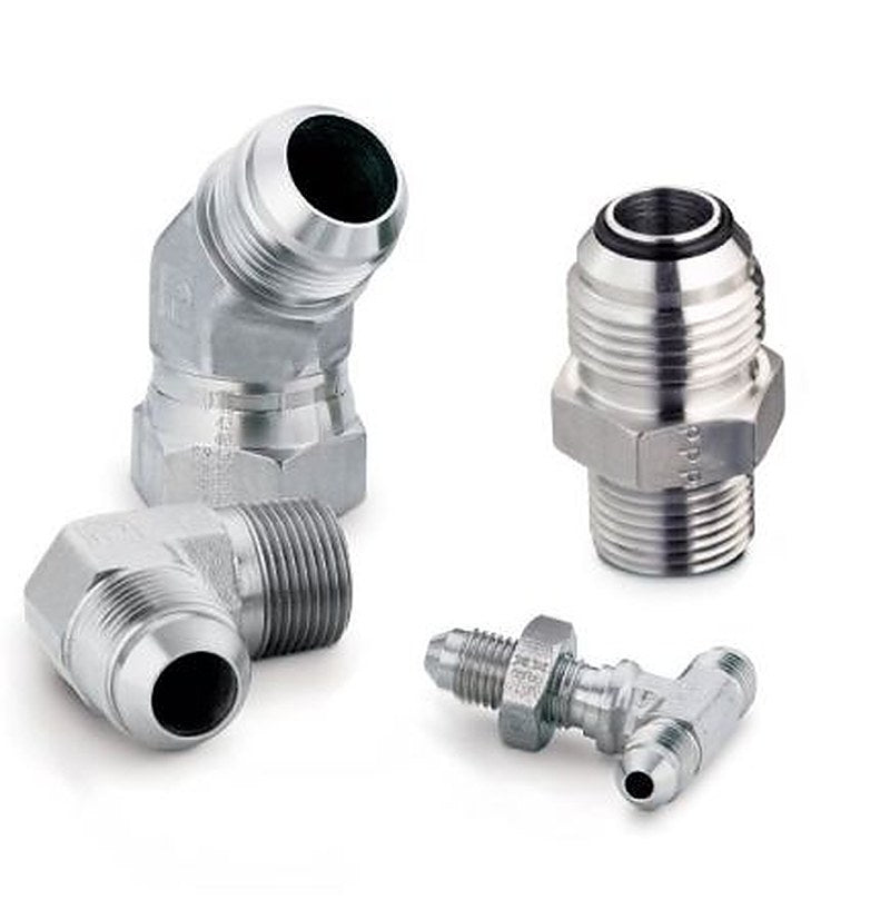 Parker 6M14C8OMXS Hydraulic Fitting Male Metric, 37 °, Steel, 0.38 in Hose ID