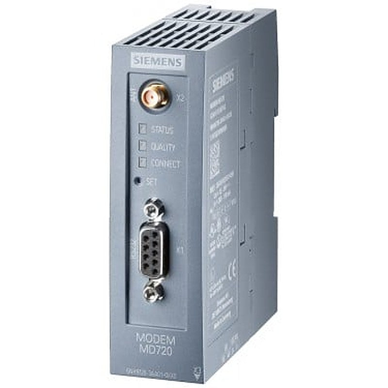 modem MD720; GSM/GPRS, 2G mobile radio modem with RS-232 interface; for GSM services CSD, GPRS, SMS; Quadband GSM; AT command interface; observe national approvals! automatic GPRS connection setup; incl. gender changer for RS-232/PPI adapter.
