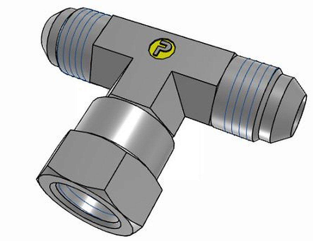 Parker 6S6MXS Hydraulic Fitting Male, 37 °, Steel, 0.56 in Hose ID