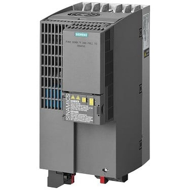 SINAMICS G120C RATED POWER 18,5KW WITH 150% OVERLOAD FOR 3 SEC 3AC380-480V +10/-20% 47-63HZ INTEGRATED FILTER CLASS A I/O-INTERFACE: 6DI, 2DO,1AI,1AO SAFE TORQUE OFF INTEGRATED FIELDBUS: PROFINET-PN PROTECTION: IP20/ UL OPEN TYPE SIZE: FSC 295x 140x 225,4 (HXWXD) EXTERNAL 24V