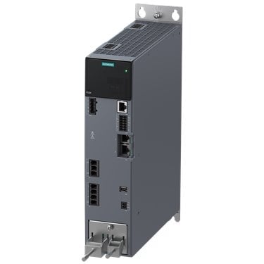 SINAMICS S210 input voltage: 200-480 V 3AC -10%/+10% 6.0 A 45-66 Hz output voltage: 0 input V 5.0 A 0-550 Hz motor: 1.5 kW degree of protection: IP20 frame size B 70 x 322 x 223 (WxHxD)