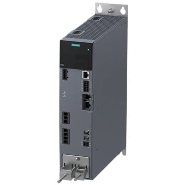 SINAMICS S210 input voltage 200-480 V 3AC -10%/+10% 7.5 A 45-66 Hz output voltage: 0 input V 7.0 A 0-550 Hz motor: 2.0 kW degree of protection: IP20 frame size B 70 x 322 x 223 (WxHxD)