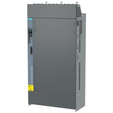 SINAMICS G120X Rated power: 560 kW at 135% 3 sec or 110% 60 sec, 100% 240 sec; RFI suppression filter For category C3 3AC500-690V+10/-20% 47-63Hz Ambient temperature 0 to +45 °C Size: FSJ Degree of protection IP20 / UL open type With Intelligent Operator Panel Without IO expansion Integrated fieldbus: PROFIBUS DP