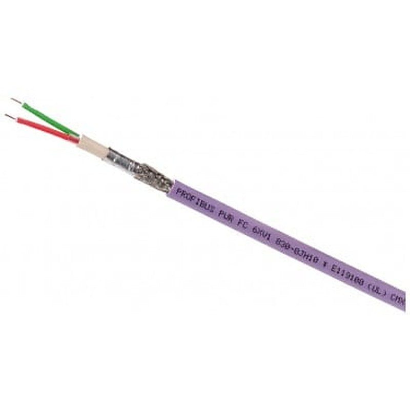 PROFIBUS FC flexible Cable GP, 2-wire, shielded, special configuration for quick assembly delivery unit max. 1000 m minimum order quantity 20 m sold by the meter.