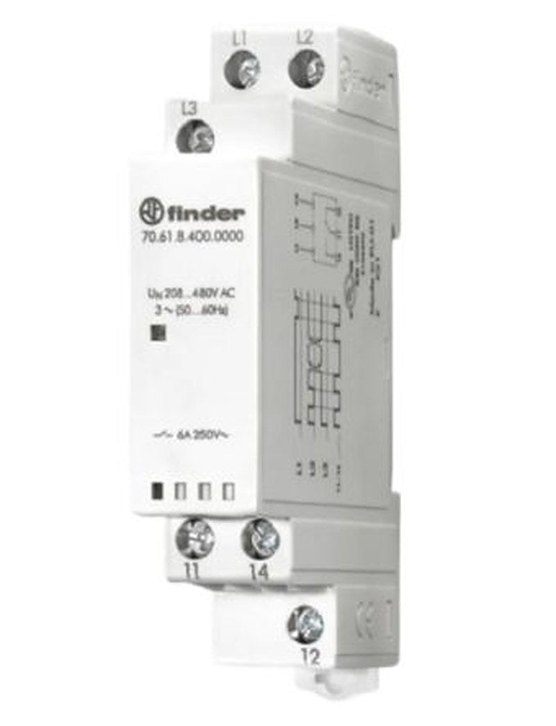 Finder NFC Monitoring Relay, 3 Phase, SPDT, DIN Rail