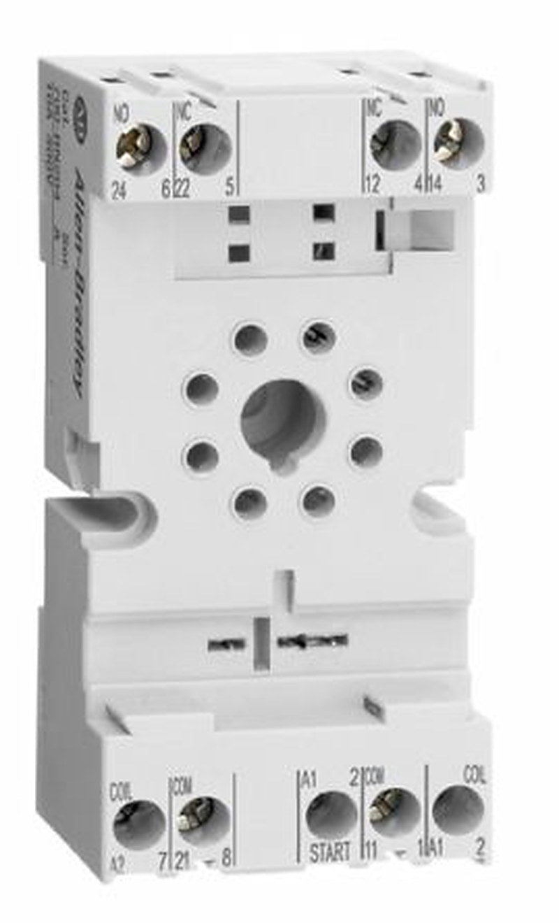 Allen Bradley 700-HN 8 Way 300V DIN Rail Relay Socket, for use with 700-HA Relay