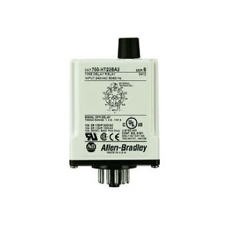 Allen Bradley 700-HT Series Socket Timer Relay, 2-Contact, 120 V ac 120V ac, DPDT Switch Configuration